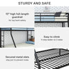 Dusty Metal Bunk Bed - Black - Twin-Over-Full