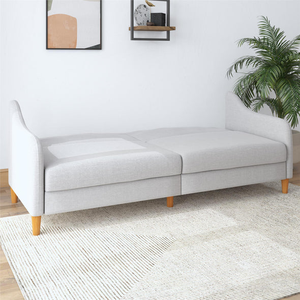 Jasper Futon Sofa Bed - Light Gray