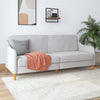 Jasper Futon Sofa Bed - Light Gray