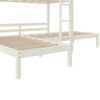 Casey Kids' L-Shaped Corner Triple Bunk Bed - White - Twin