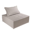 Paloma Upholstered Single Sofa Chair - Taupe - 1-Seater