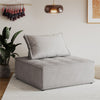 Paloma Upholstered Single Sofa Chair - Taupe - 1-Seater