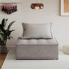 Paloma Upholstered Single Sofa Chair - Taupe - 1-Seater