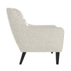 Eleanor Upholstered Accent Chair - Beige - 1-Seater