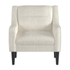 Eleanor Upholstered Accent Chair - Beige - 1-Seater