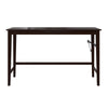 Dallon Sofa Table with 3 Stools and USB Charger - Espresso