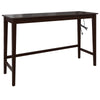 Dallon Sofa Table with 3 Stools and USB Charger - Espresso