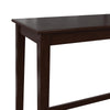 Dallon Sofa Table with 3 Stools and USB Charger - Espresso