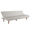 Keiran Armless Upholstered Futon - Gray