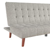 Keiran Armless Upholstered Futon - Gray