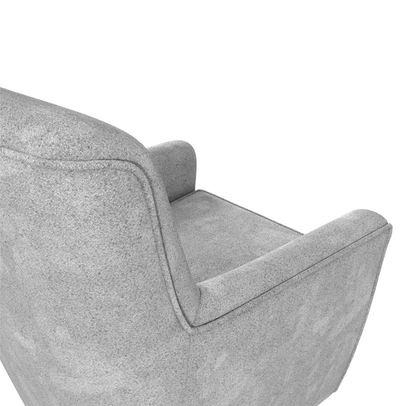 Binx Swivel Accent Chair - Gray - 1-Seater