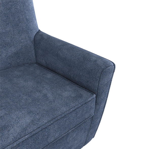 Binx Swivel Accent Chair - Navy - 1-Seater