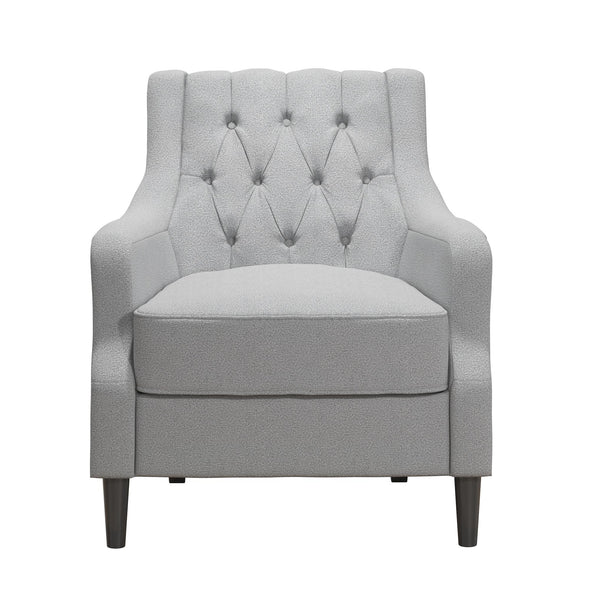 Lannon Upholstered Accent Chair - Light Gray - 1-Seater