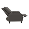 Randen Pushback Recliner, Living Room Chair - Charcoal - 1-Seater