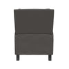 Randen Pushback Recliner, Living Room Chair - Charcoal - 1-Seater