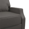 Randen Pushback Recliner, Living Room Chair - Charcoal - 1-Seater