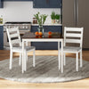 Reila 5-Piece Wood Dining Room Table Set for 4 - White