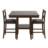 Jerrie 5-Piece Counter Height Dining Set - Espresso