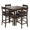 Jerrie 5-Piece Counter Height Dining Set - Espresso