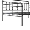 Locky Metal Daybed with Pop Up Trundle Bed - Black - Full