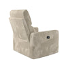 Lukas Swivel Recliner Chair - Cream - 1-Seater