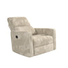 Lukas Swivel Recliner Chair - Cream - 1-Seater