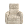 Lukas Swivel Recliner Chair - Cream - 1-Seater