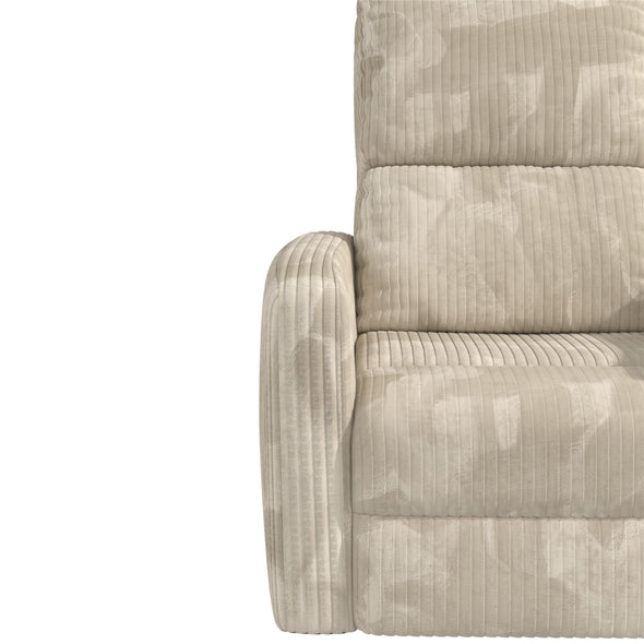 Lukas Swivel Recliner Chair - Cream - 1-Seater