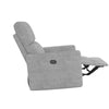 Lukas Swivel Recliner Chair - Light Gray - 1-Seater