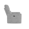 Lukas Swivel Recliner Chair - Light Gray - 1-Seater