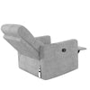 Lukas Swivel Recliner Chair - Light Gray - 1-Seater