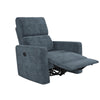 Lukas Swivel Recliner Chair - Blue - 1-Seater