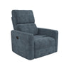 Lukas Swivel Recliner Chair - Blue - 1-Seater