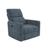 Lukas Swivel Recliner Chair - Blue - 1-Seater