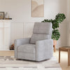 Lukas Swivel Recliner Chair - Light Gray - 1-Seater