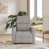 Lukas Swivel Recliner Chair - Light Gray - 1-Seater