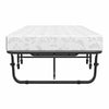 Folding Guest Bed with 4 Inch Mattress - Black - Twin