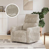 Lukas Swivel Recliner Chair - Cream - 1-Seater