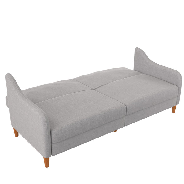 Jasper Futon Sofa Bed - Light Gray