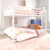 Miles Metal Bunk Bed - White - Full-Over-Full