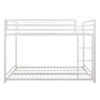 Miles Metal Bunk Bed - White - Full-Over-Full