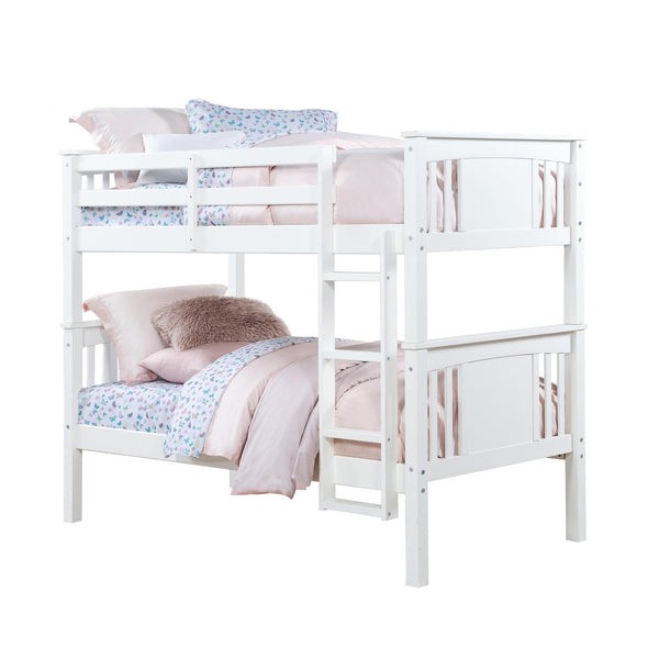 Dylan Wood Bunk Bed - White